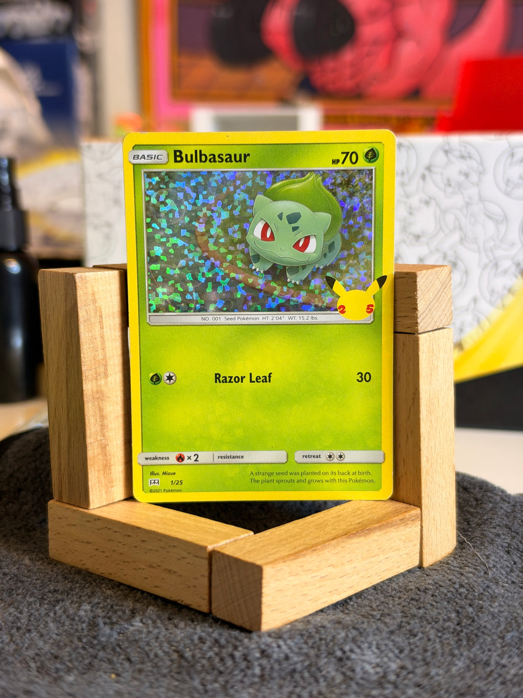 Bulbasaur 1/25 McDonald’s 25th celebration promo NM