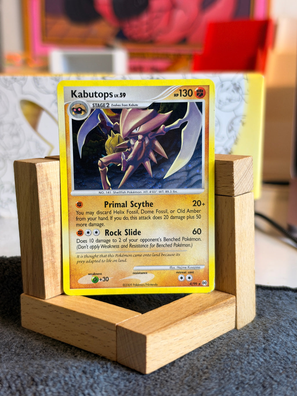 Kabutops 4/99 platinum arceus MP