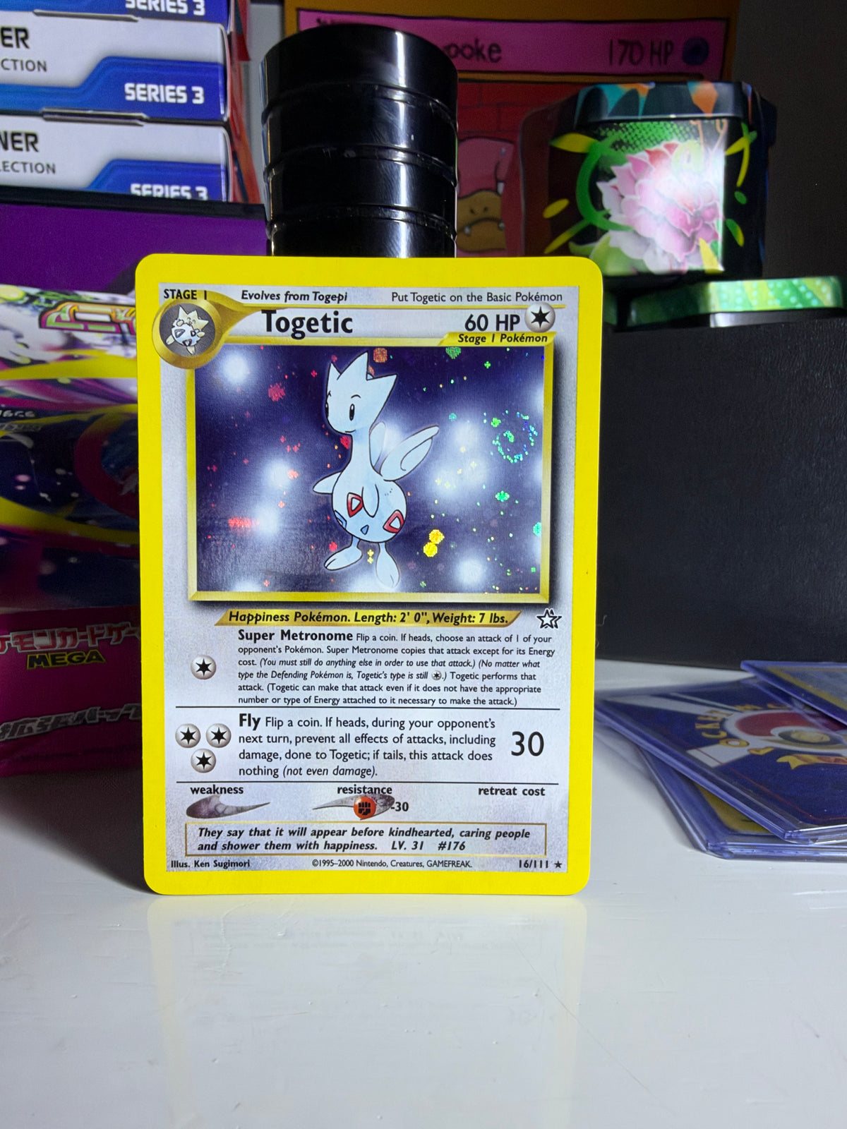 Togetic 16/111 Neo Genesis Holo - NM+/Mint - Beautiful Swirl