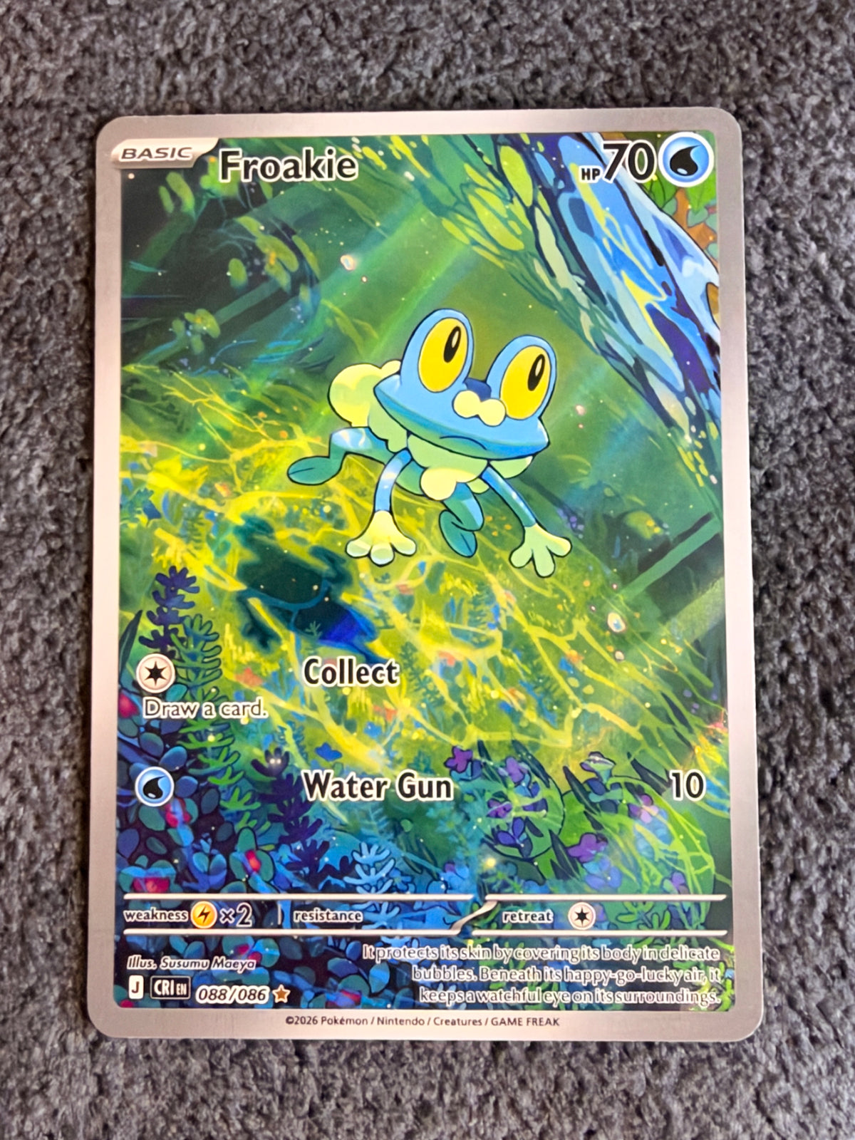 Froakie 088/086 Chaos rising NM