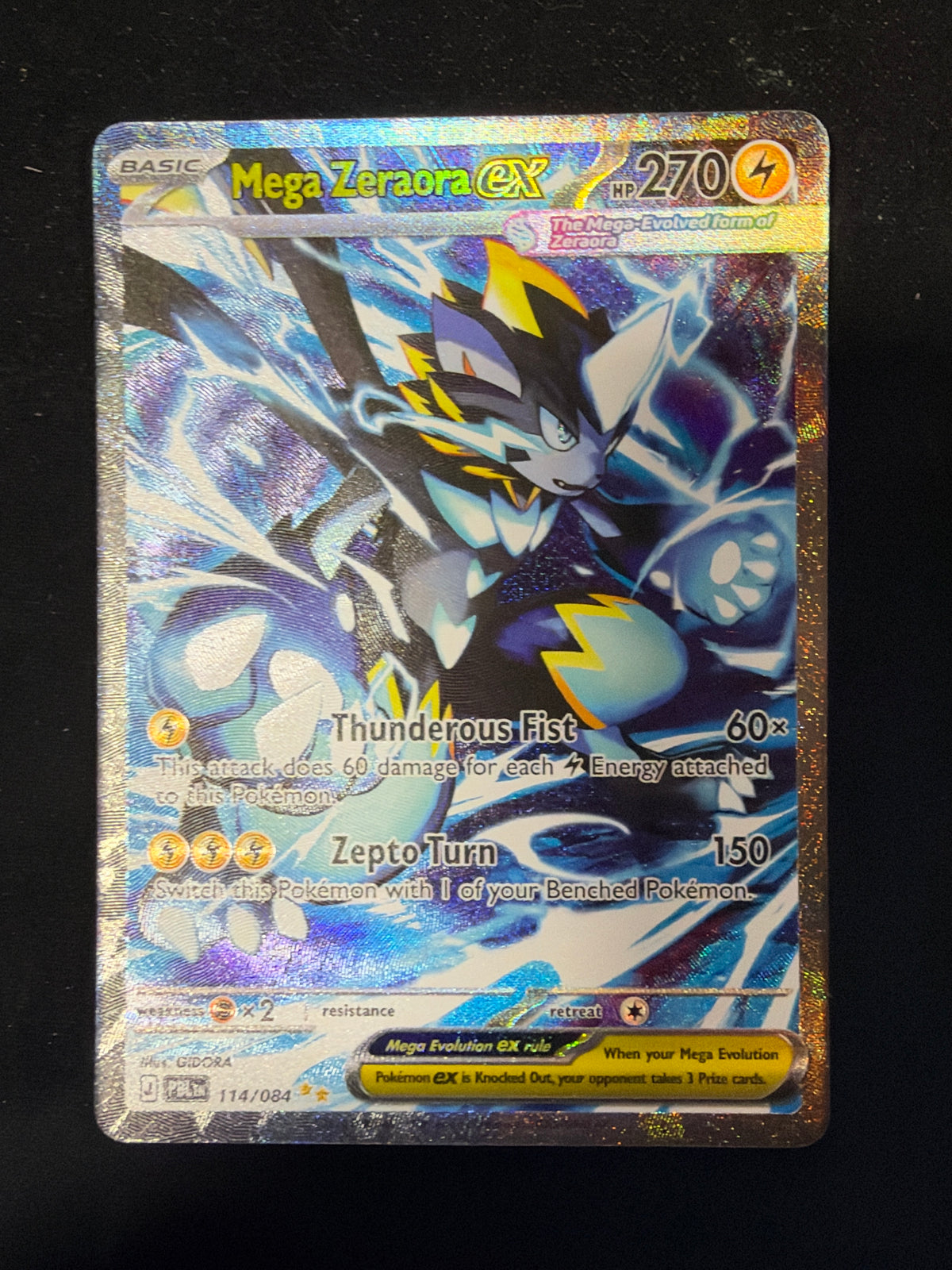 Mega zeraora 114/084 NM/MINT