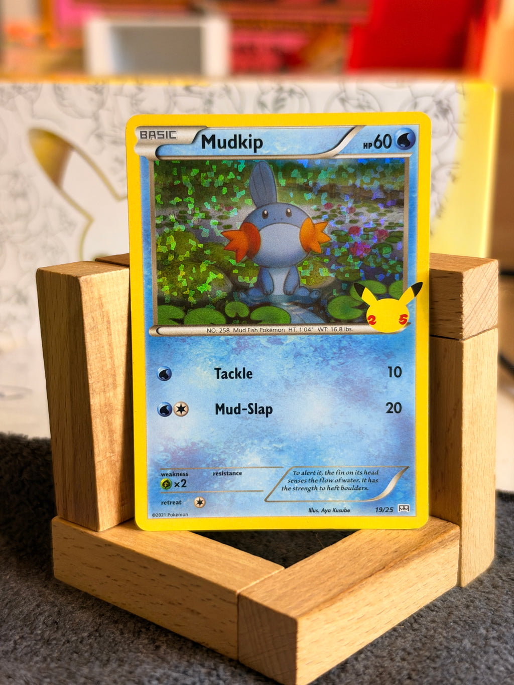 Mudkip 19/25 McDonald’s 25th promo holofoil NM