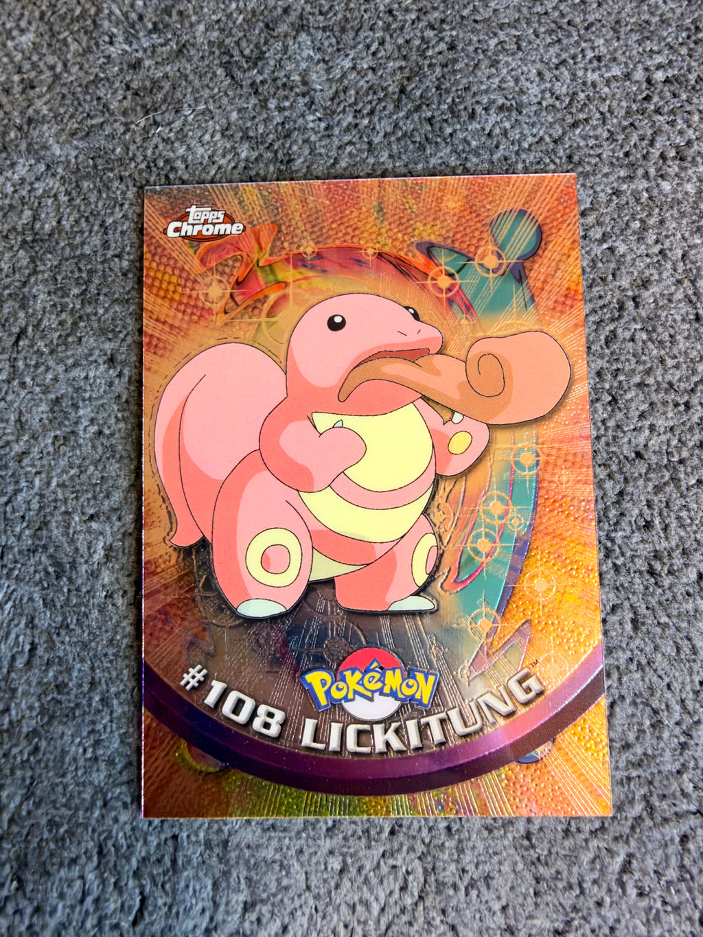 Lickitung topps chrome #108 NM