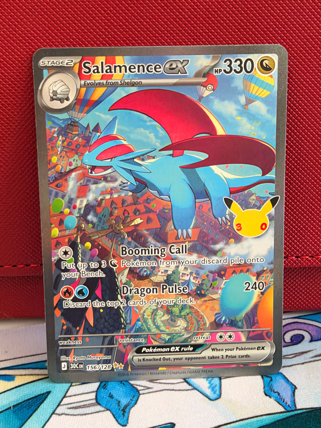 Salamance SIR Pokemon 30th celebration MINT