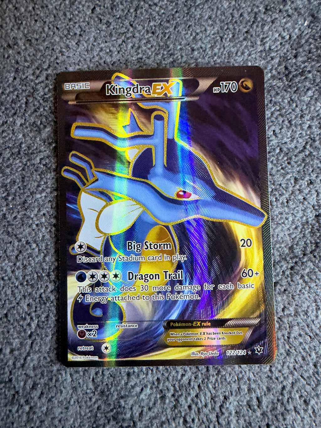 Kingdra EX 122/124 fates collide NM