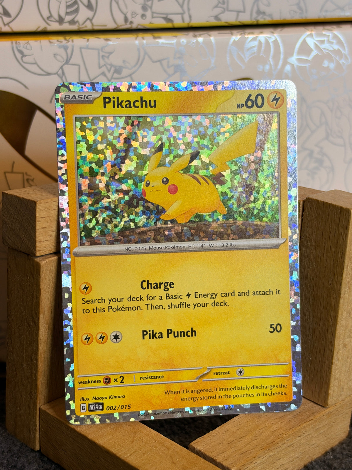 Pikachu 002/015 McDonald’s promo NM