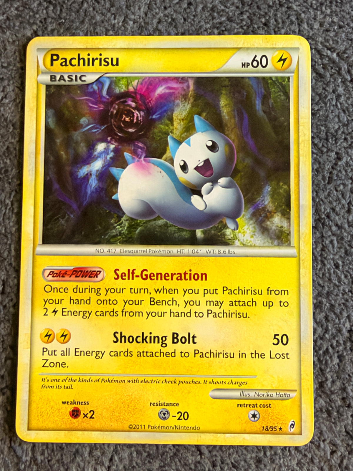 Pachirisu 18/95 Call of legends LP