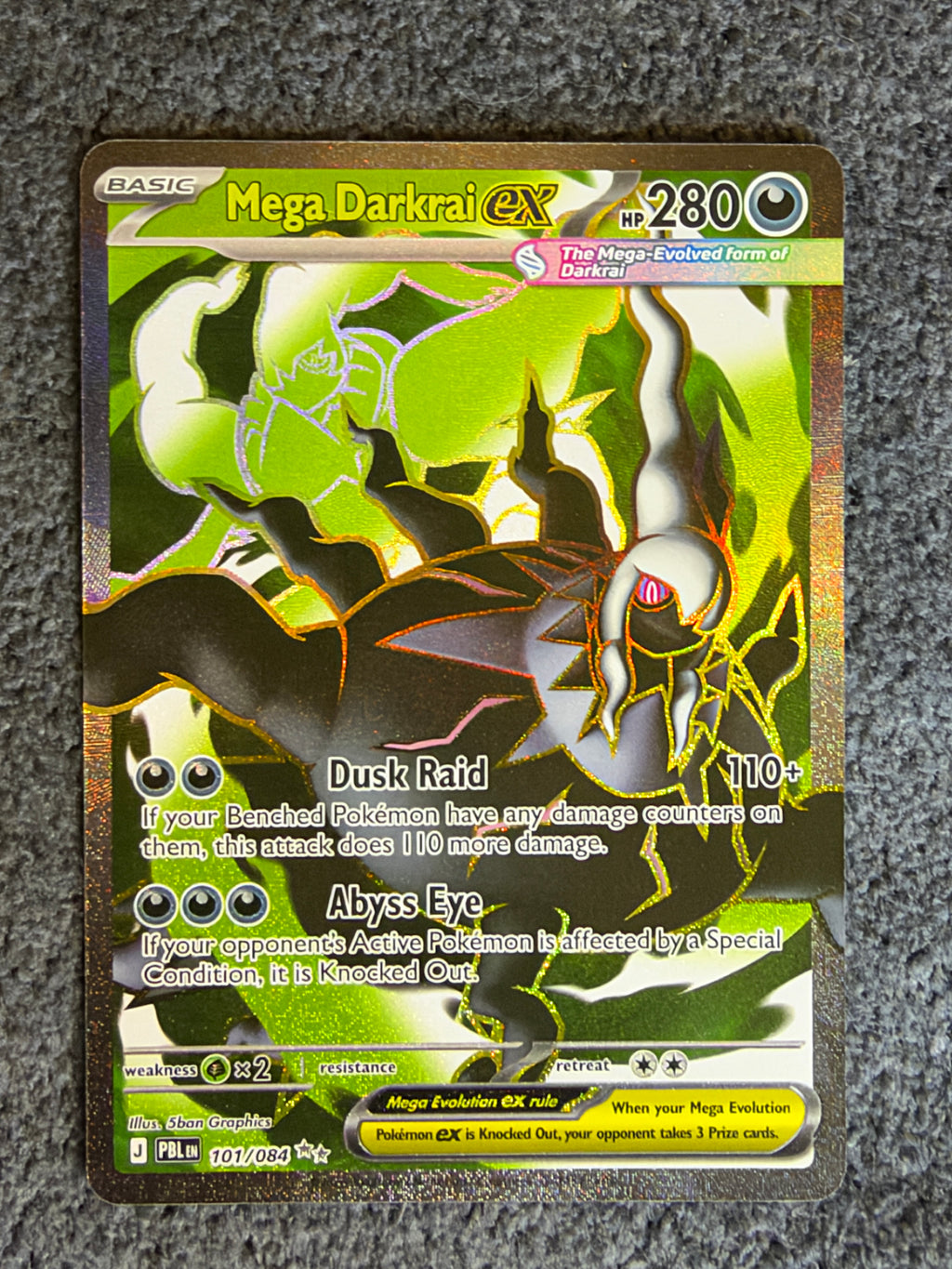 Darkrai 101/084 pitch black NM