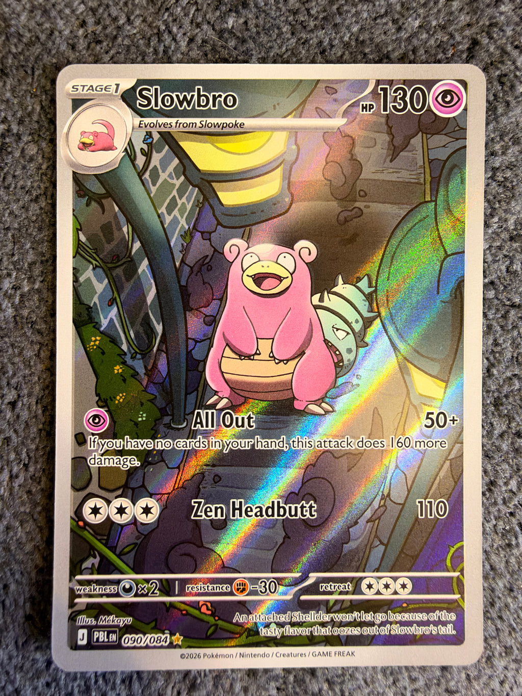 Slowbro 090/084 pitch black NM