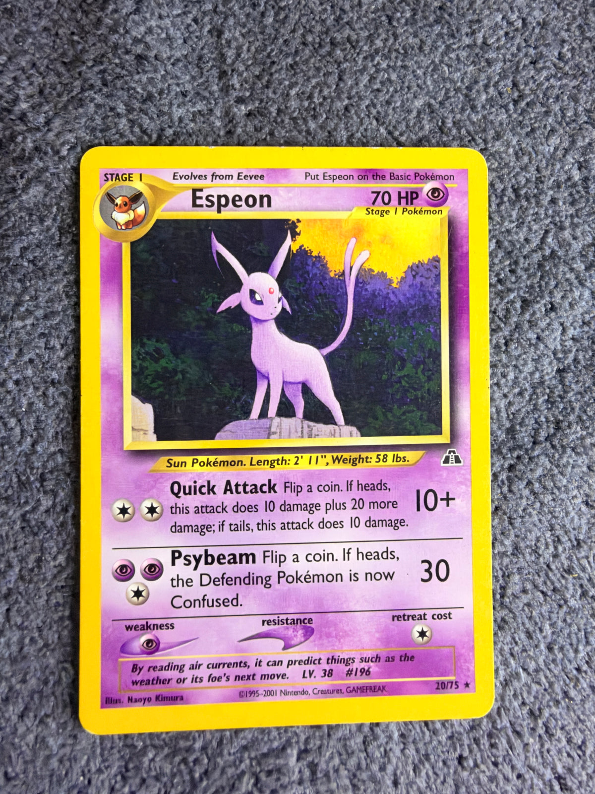 Espeon 20/75 Neo discovery MP
