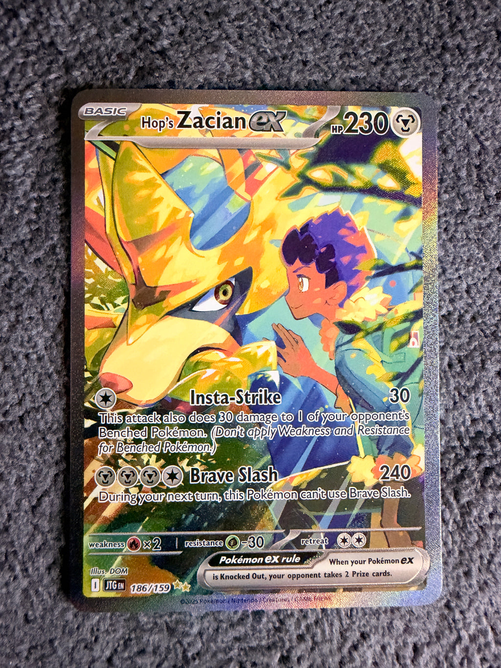 Hops zacian 186/159 Journey together NM