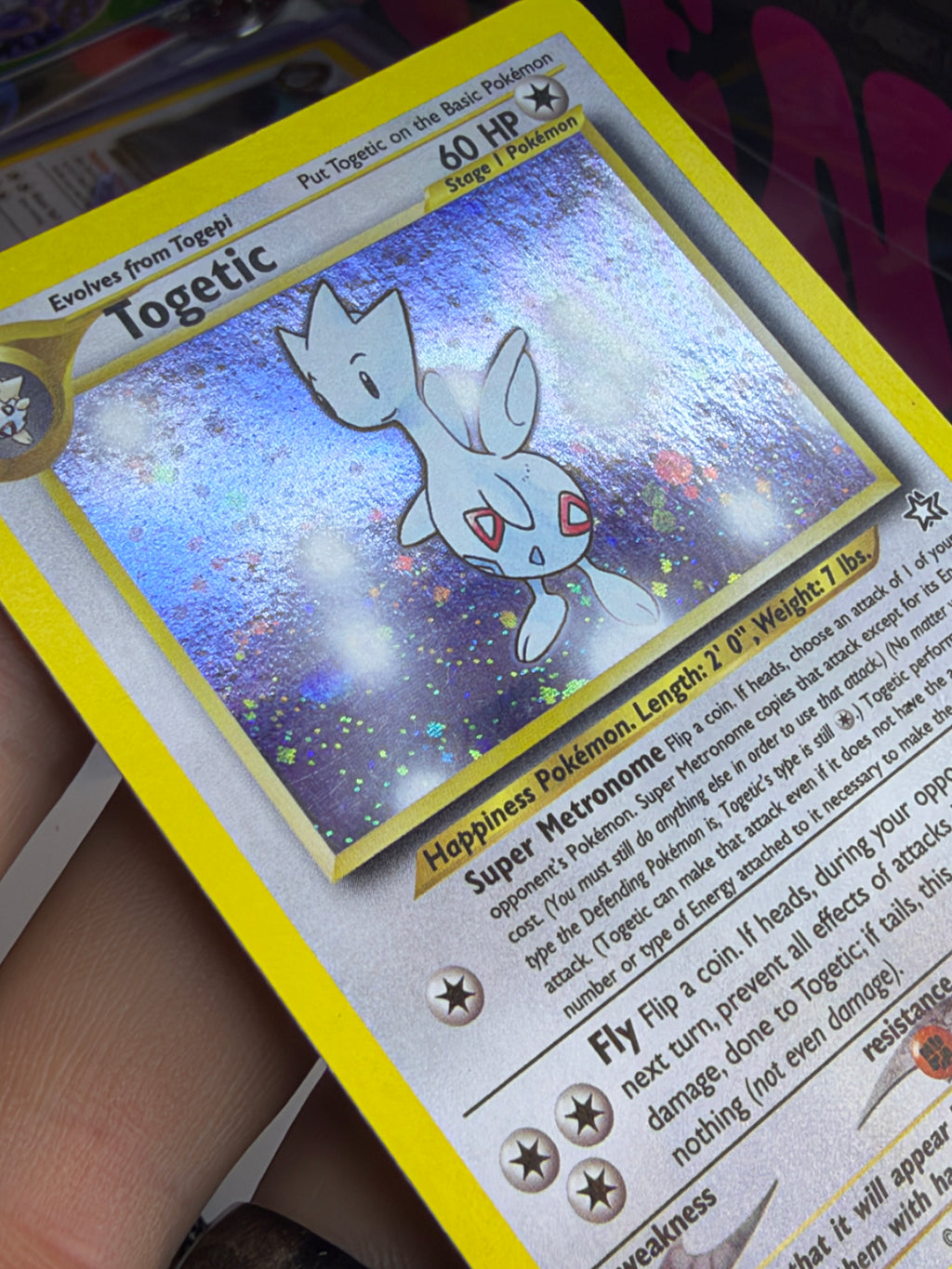Togetic 16/111 Neo Genesis Holo - NM+/Mint - Beautiful Swirl