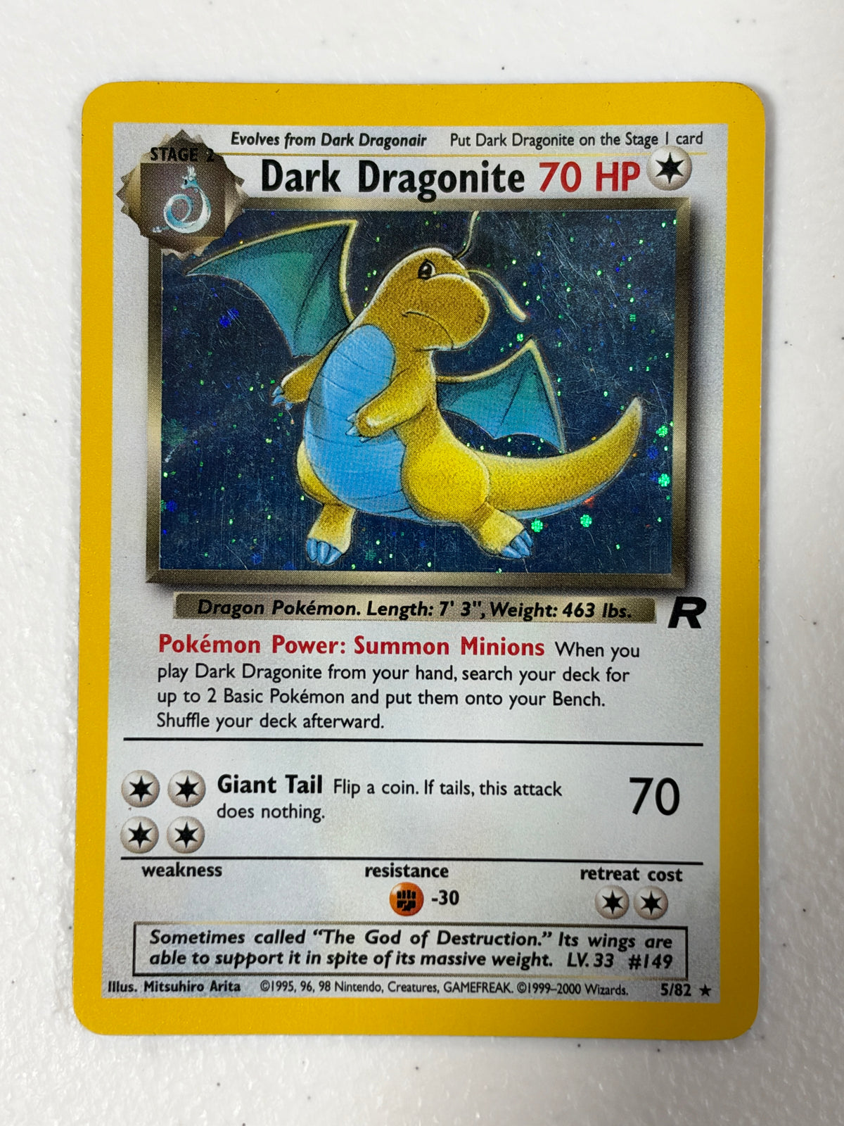Dark Dragonite 5/82 Team rocket LP